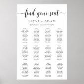 Leyton Modern Minimal 12 Tischplatinen Poster (Vorne)