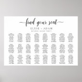 Leyton Modern Minimal 24 Tischplatinen Poster (Vorne)