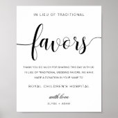 Leyton Modern Minimal in Lieu Gunst Sign Poster (Vorne)