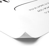 Leyton Modern Minimal Mimosa Bar Sign Poster (Ecke)