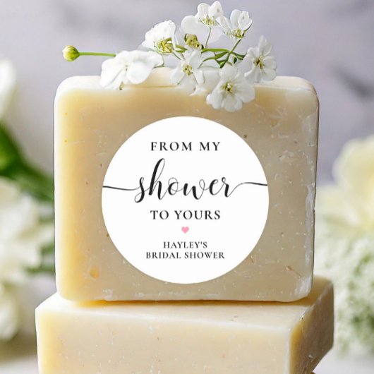 Leyton von meiner Dusche zu deiner Seife Runder Aufkleber