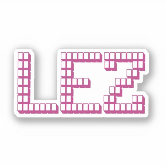 LEZ AUFKLEBER (Vorderseite)