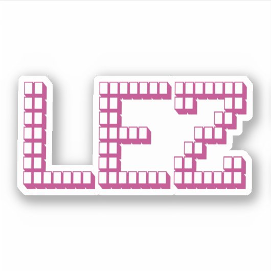 LEZ AUFKLEBER (Vorderseite)