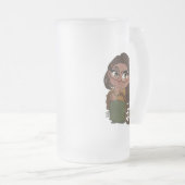 Lezbi Nerdy Frosty Mug Mattglas Bierglas (VorderseiteRechts)