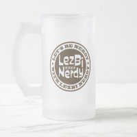 Lezbi Nerdy Frosty Tasse
