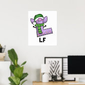 Lf Funny Letter L Pun Poster (Heimbüro)