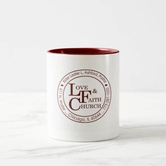 LFC Kirchen-Tasse Zweifarbige Tasse (Mittel)