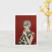 LFF Gruß-Karte Karte (Gelbe Blume)