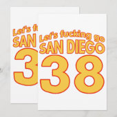 LFG San Diego Einladung (Vorne/Hinten)