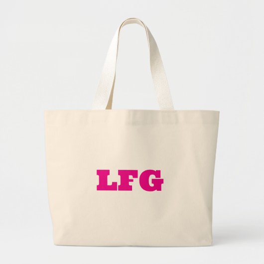 LFG Tote Bag Jumbo Stoffbeutel (Vorne)