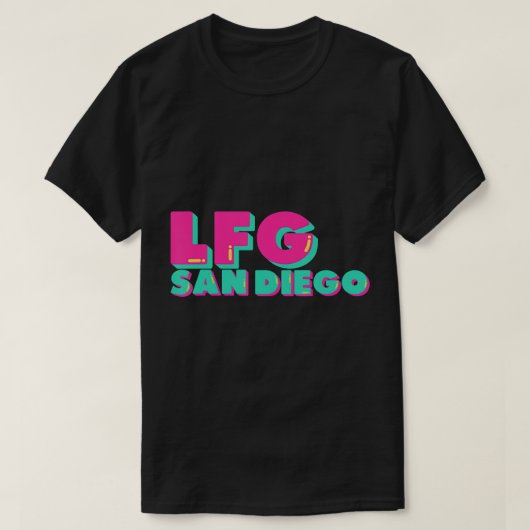 LFGSD Baseball fan San Diego Sports LFG SD T - Shi T-Shirt (Design vorne)