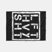 Lft Hvy Sht - Heavy Shi heben... - Fleecedecke (Vorderseite (Horizontal))