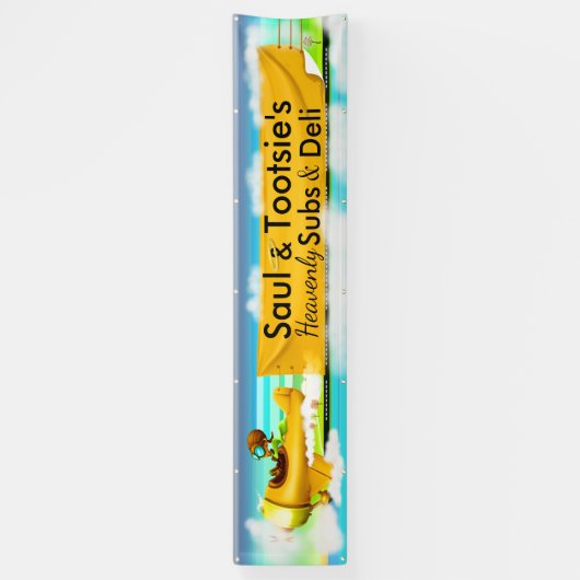 LG Deli, Business, Sie nennen es Outdoorbanner Banner (Vertikal)