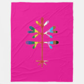 Lg Fleece Blanket mit SImon Rock Pride Sapling (Vorderseite)