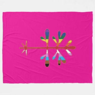 Lg Fleece Blanket mit SImon Rock Pride Sapling