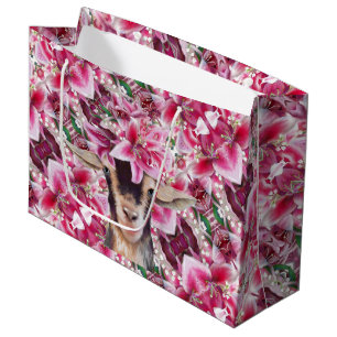 Lg Gift Bag Liege die Ziege Große Geschenktüte
