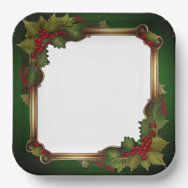 Lg Holly 9x9 Pappteller