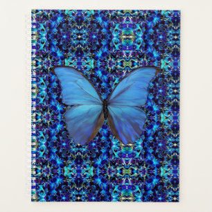Lg Planner Blue Butterfly Planer