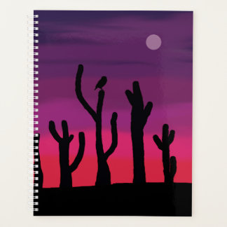 Lg Planner Saguaro Sunset Planer
