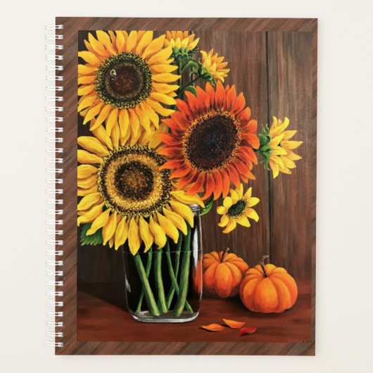 LG Planner - Sonnenblumen/Pumpkins Planer (Vorderseite)