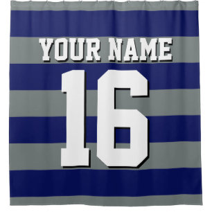 LG Rugby Stripes Duschvorhang