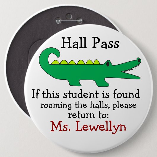 LG. SchulHall Pass / Button by SRF (Vorne & Hinten)