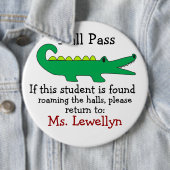 LG. SchulHall Pass / Button by SRF (Beispiel)