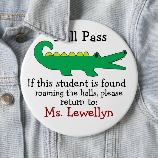 LG. SchulHall Pass / Button by SRF (Beispiel)