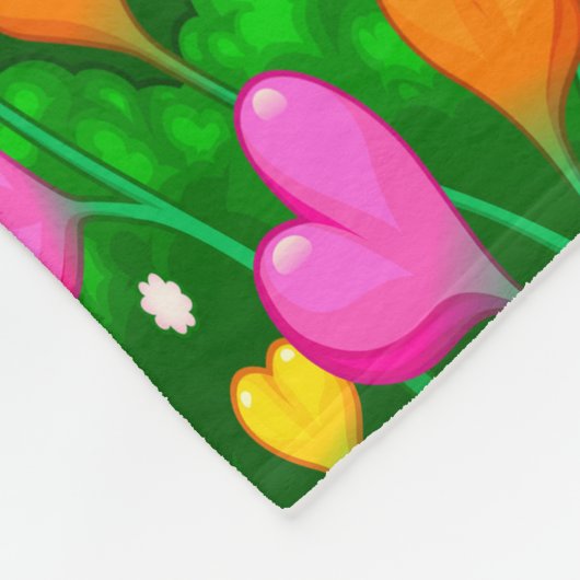 Lg Unicorn Fleece Blanket (Ecke)