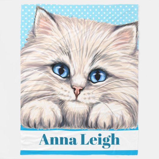 Lg Wertvoll Kitten Fleece Blanket (Vorderseite)