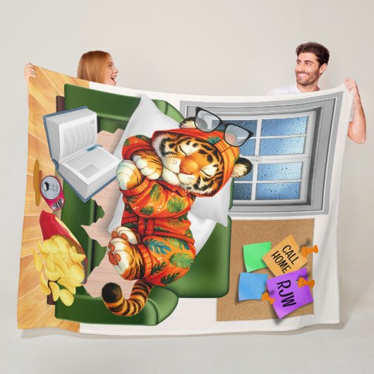 LG WIR LIEBE SIE TIGER FLEECE BLANKET (Beispiel)