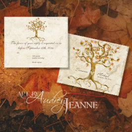 LG Wirbelbaum-Wurzeln Antiquitätenansprechen auf T RSVP Karte