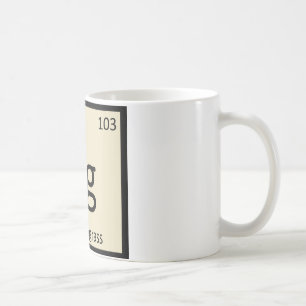 Lg - Zitronengras Chemie Periodensystem-Symbol Kaffeetasse