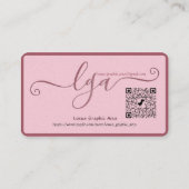 LGA New Social Card Visitenkarte (Rückseite)