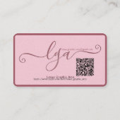 LGA New Social Card Visitenkarte (Rückseite)