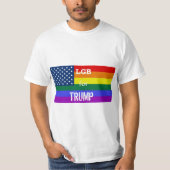 LGB FÜR TRUMP T-Shirt (Vorderseite)