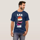 LGB Wlw Pride Flag Les ist ein schwul-lesbisches A T-Shirt (Vorne ganz)