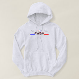 LGBFJB Mitglied Red White Blue Stars LT Hoodie