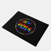 LGBQT-Stolz Fußmatte (Schrägansicht)