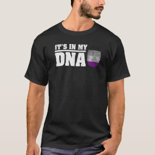 LGbt Ace Pride Monat Quee DNA Asexualität Flag Pro T-Shirt