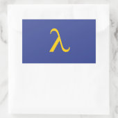 LGBT-Aktivismus Rechteckiger Aufkleber (Tasche)