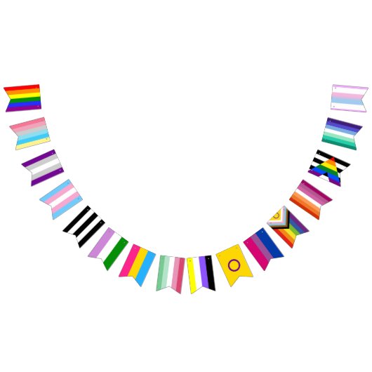 LGBT Alle Party für Bannermarken mit Flaggeneigens Wimpelkette (Alle)