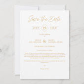 LGBT Arch Effect Pride Heart Happy Valentine's Day Save The Date (Rückseite)