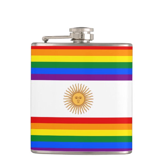 LGBT Argentinien Flachmann (Vorderseite)