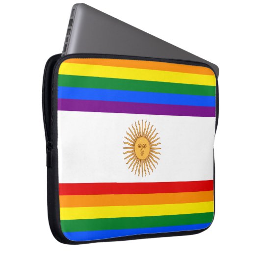 LGBT Argentinien Laptopschutzhülle (Vorne Rechts)