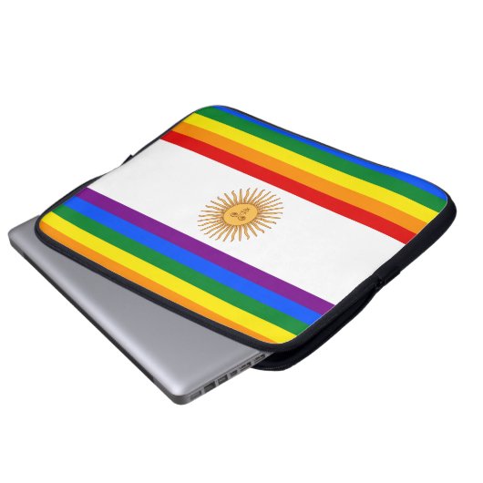 LGBT Argentinien Laptopschutzhülle (Vorne Knopf)