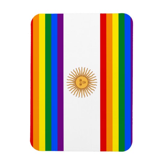 LGBT Argentinien Magnet (Vertikal)