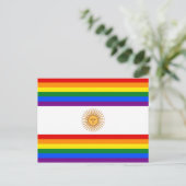 LGBT Argentinien Postkarte (Stehend Vorderseite)