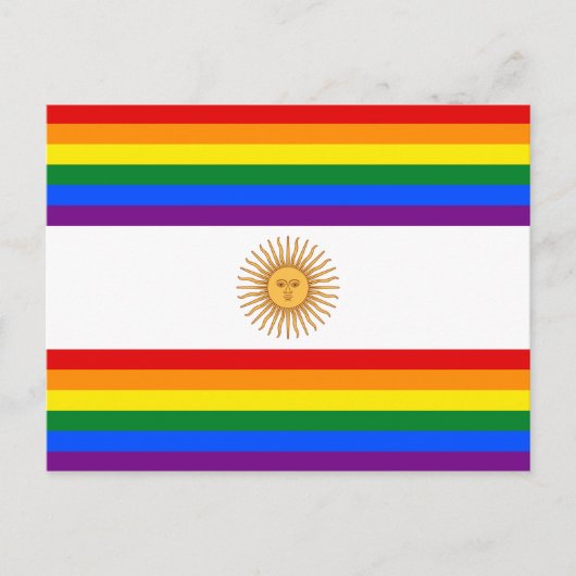 LGBT Argentinien Postkarte (Vorderseite)