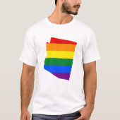 LGBT Arizona, T - Shirt der US-Staatsflagge (Vorderseite)